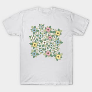 Bunch of flower in soft pastel tones T-Shirt